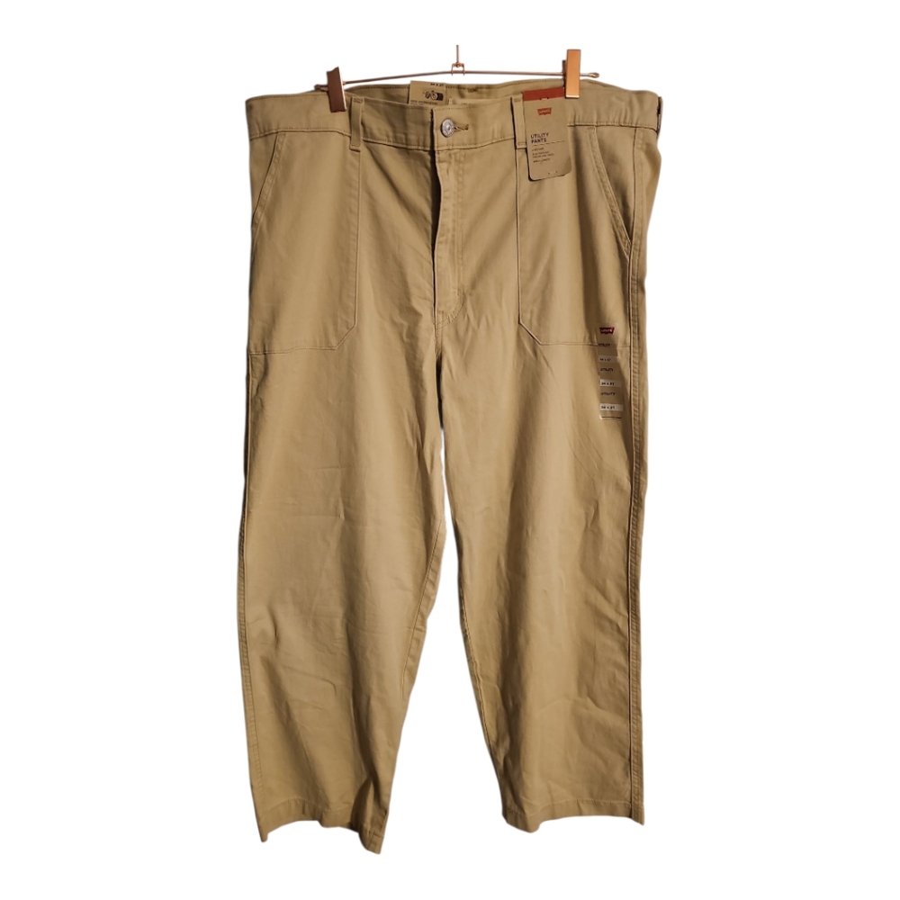 NWT Levi's Womens Khaki Utility Pants, 34x27
